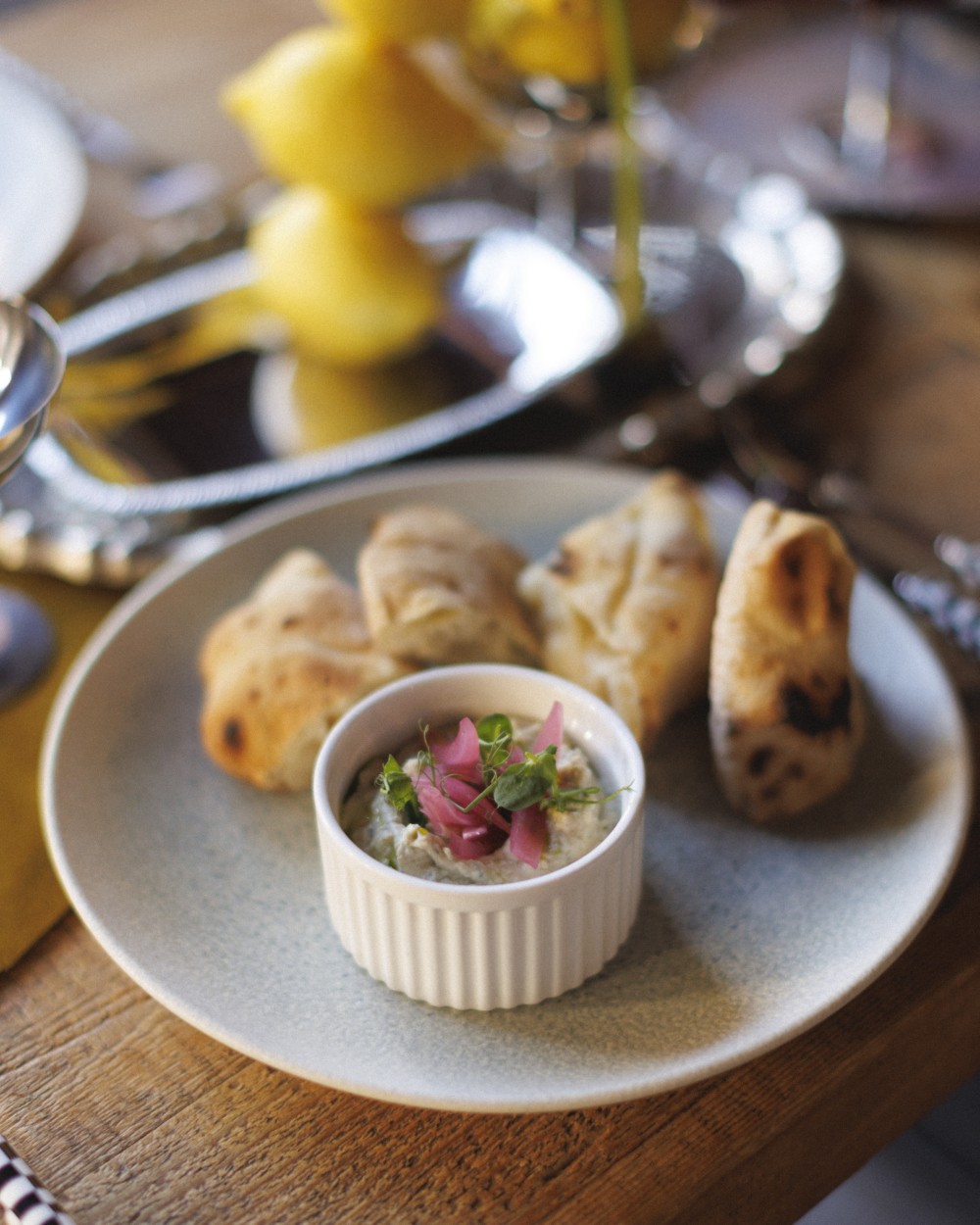 Smoked eggplant spread