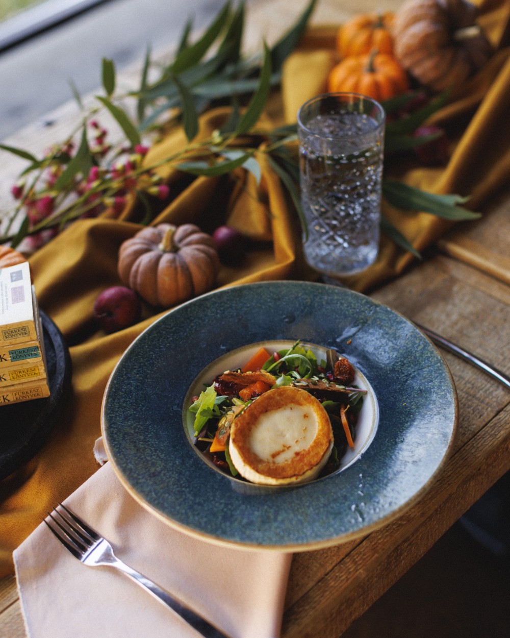 Roasted pumpkin salad