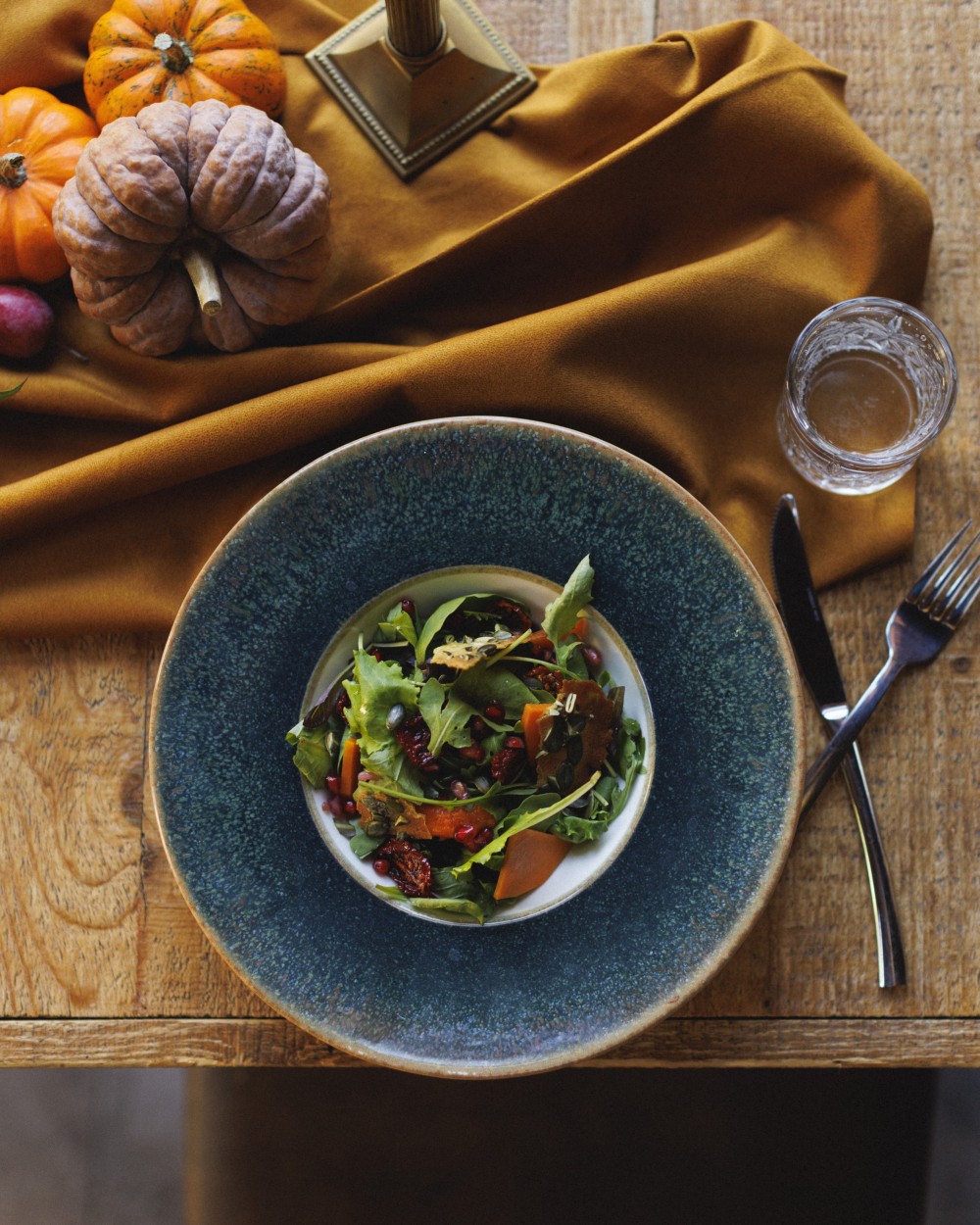 Roasted pumpkin salad